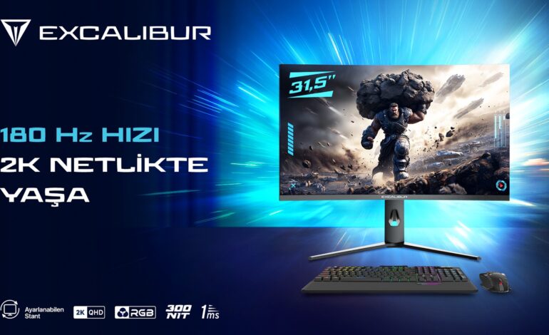 Excalibur’dan oyuncular ve profesyoneller için yeni nesil monitör
