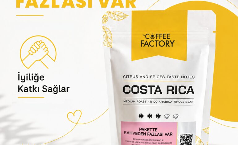 Coffee Factory’den Kansersiz Yaşam Derneği ile anlamlı iş birliği