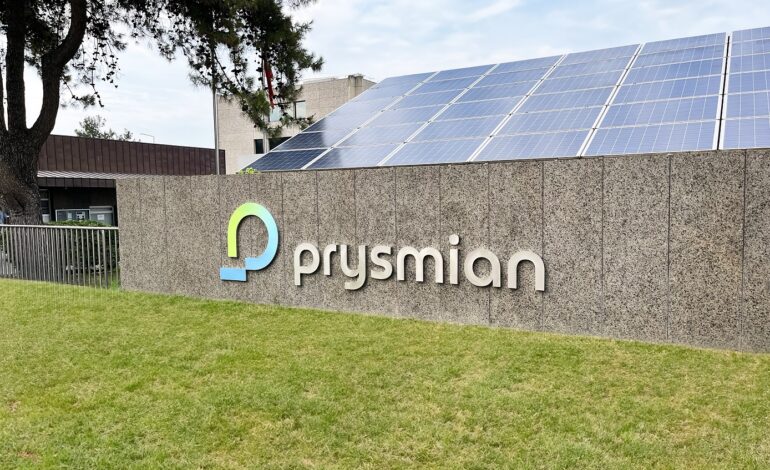 Türk Prysmian Kablo’dan 934 milyon TL’lik enerji altyapı projesi